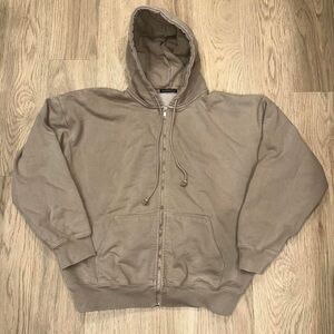 Brandy Melville Heavyweight Oversized Womens Full Zip Hoodie